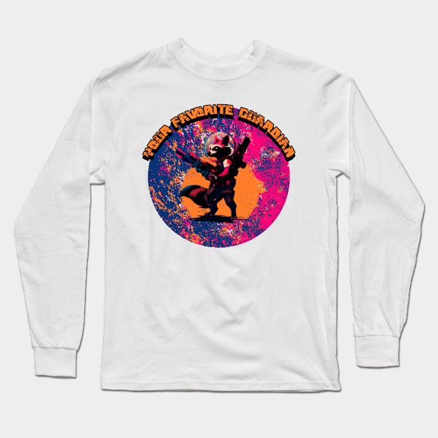 Your Favorite Guardian Graphic Long Sleeve T-Shirt by CTJFDesigns
